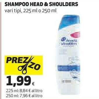 Coop Head & Shoulders 8001841412160 Shampoo Per Capelli Unisex Non Professionale 250 Ml offerta