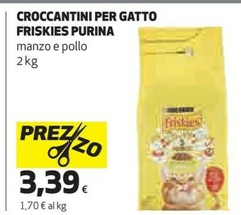Coop Purina Friskies Croccantini Per Gatto offerta