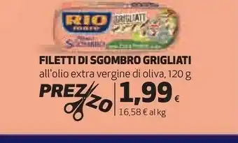 Coop Rio Mare Filetti Di Sgombro 120 G(ml) offerta