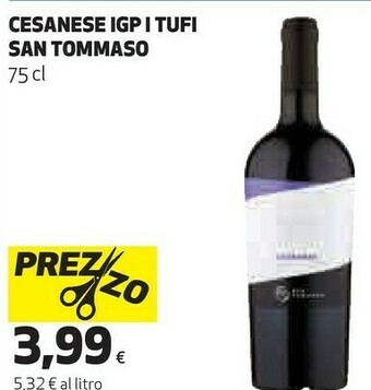 Coop San Tommaso Cesanese Igp I Tufi offerta