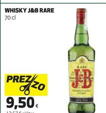 Coop J&B Rare 0.7L Blended Whisky Scotland offerta
