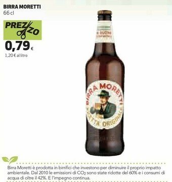 Coop Birra Moretti - Birra Moretti 660 G(ml) offerta