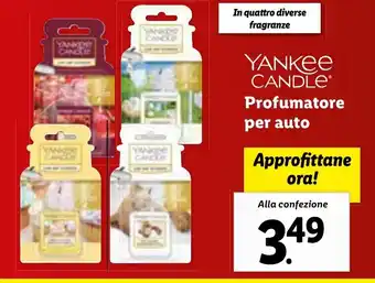 Lidl YANKEE CANDLE Profumatore per auto offerta