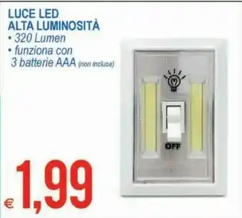MD Discount Luce Led Alta Luminosita offerta