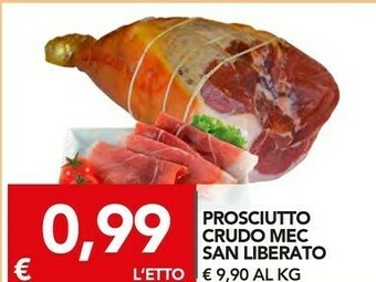 TuoDi San Liberato Prosciutto Crudo Mec offerta