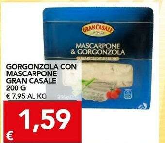 TuoDi Gran casale Gorgonzola Con Mascarpone offerta