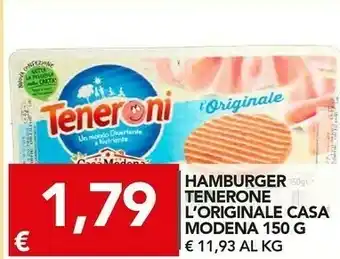 TuoDi Casa Modena Hamburger Tenerone L'originale offerta