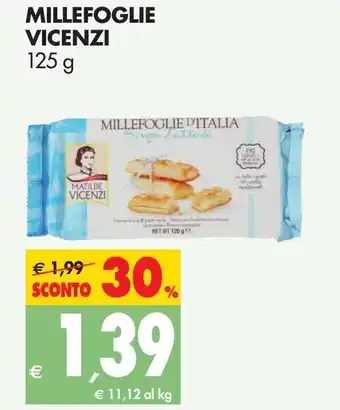 Tigros Vicenzi Millefoglie 125g offerta