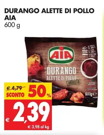Tigros Aia Durango Alette di Pollo 600g offerta