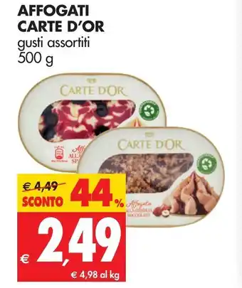 Tigros Carte d'Or Affogati 500g offerta