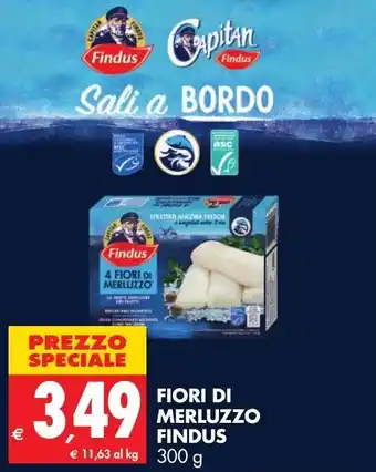 Tigros Findus Fiori di Merluzzo 300g offerta