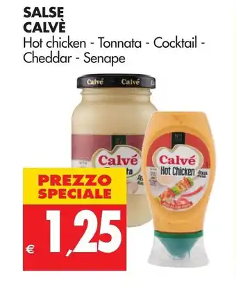 Tigros Calvé Salse offerta