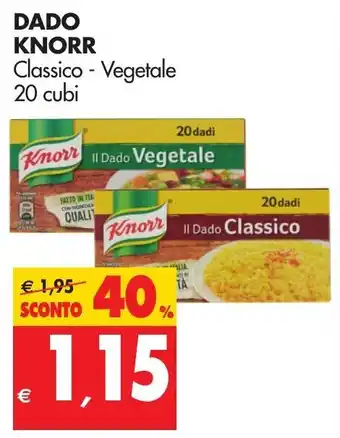 Tigros Knorr Dado 20 cubi offerta