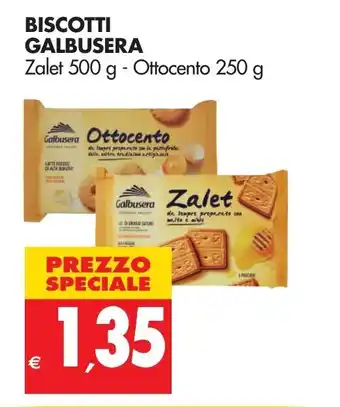 Tigros Galbusera Biscotti 500g - 250g offerta