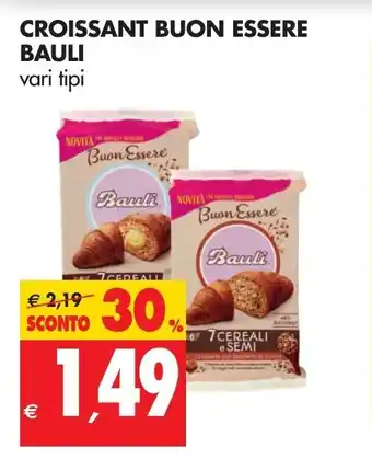Tigros Bauli Croissant Buon Essere offerta