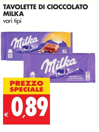 Milka Tavolette di Cioccolato