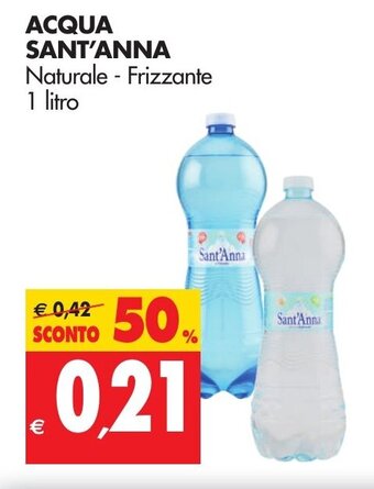 Tigros Sant'Anna Acqua 1 litro offerta