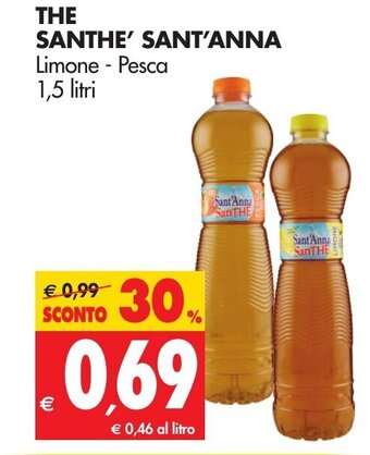 Tigros Sant'Anna Santhè The 1,5 litri offerta