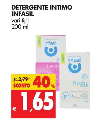 Tigros Infasil Detergente Intimo 200ml offerta