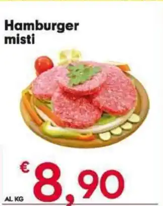 Eurospar Hamburger misti offerta