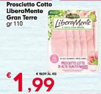 Eurospar Prosciutto Cotto LiberaMente Gran Terre offerta