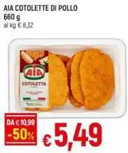 Galassia AIA COTOLETTE DI POLLO offerta
