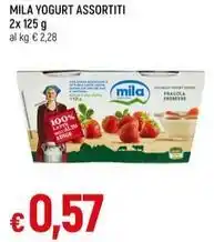 Galassia MILA YOGURT ASSORTITI 2x 125 g offerta
