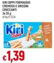 Galassia KIRI DIPPI FORMAGGIO CREMOSO E GRISSINI CROCCANTI offerta