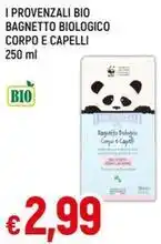 Galassia I PROVENZALI BIO BAGNETTO BIOLOGICO CORPO E CAPELLI 250 ml offerta