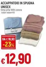 Galassia ACCAPPATOIO IN SPUGNA UNISEX offerta