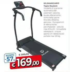 KILIMANGIARO Tapis Roulant