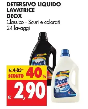 Tigros Deox Detersivo Liquido Lavatrice 24 lavaggi offerta