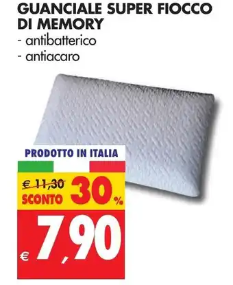 Tigros Guanciale Super Fiocco di Memory offerta