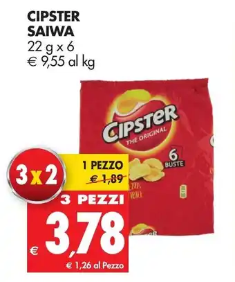 Cipster Saiwa 22g x 6