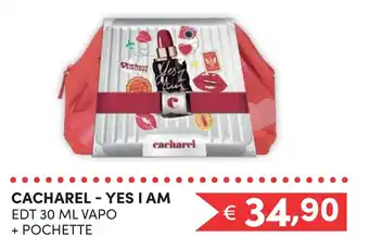 Acqua & Sapone CACHAREL - YES I AM EDT 30 ML VAPO + POCHETTE offerta