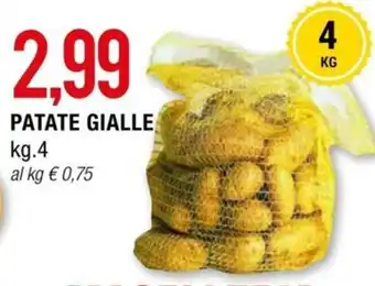 Hardis PATATE GIALLE kg.4 offerta