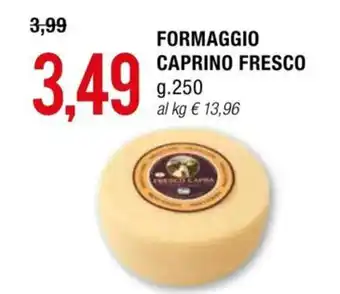 Hardis FORMAGGIO CAPRINO FRESCO g.250 offerta