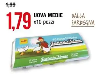 Hardis UOVA MEDIE DALLA x10 pezzi offerta