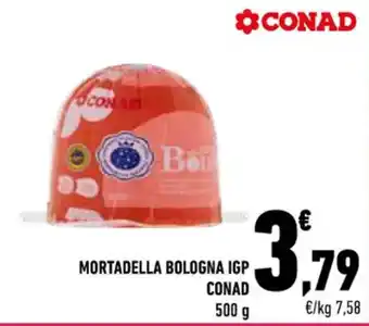 Conad MORTADELLA BOLOGNA IGP CONAD 500 g offerta