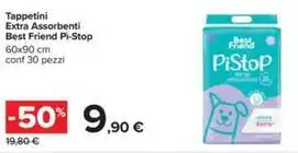 Tappetini Extra Assorbenti Best Friend Pi-Stop 60x90 cm conf 30 pezzi