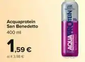 Carrefour Iper Acquaprotein San Benedetto 400 ml offerta