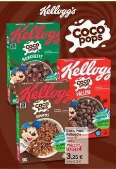 Carrefour Iper Coco Pops Kellogg's assortiti 400 g offerta
