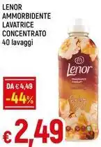 Galassia LENOR AMMORBIDENTE LAVATRICE CONCENTRATO 40 lavaggi offerta