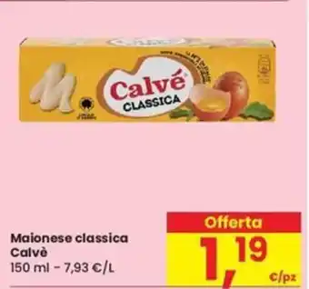 Eurospar Maionese classica Calvé offerta