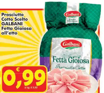 Paghi Poco Galbani Prosciutto Cotto Scelto Fetta Gioiosa offerta