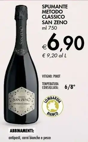 Bennet San zeno Spumante Metodo Classico offerta