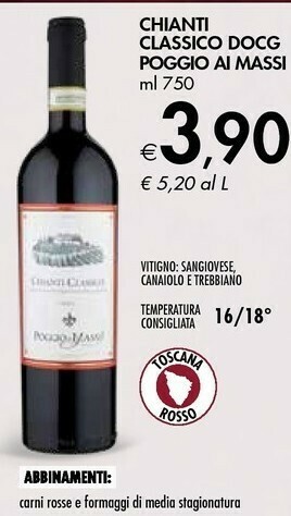 Bennet Chianti Classico Docg Poggio Ai Massi offerta