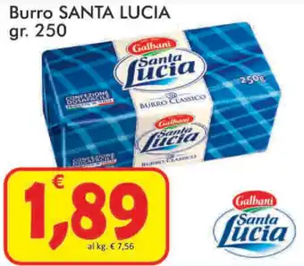 Paghi Poco Galbani Santa Lucia Burro 250gr offerta