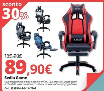 Brico Io Sedia Game offerta