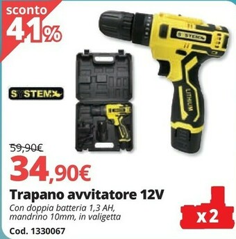 Brico Io Trapano Avvitatore 12V offerta